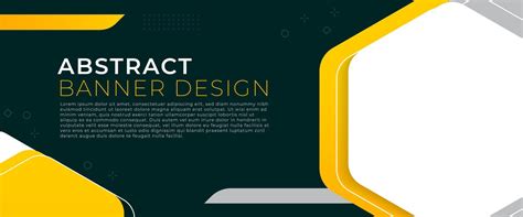 Abstract Banner Vector Design Template Background With Copy Space And