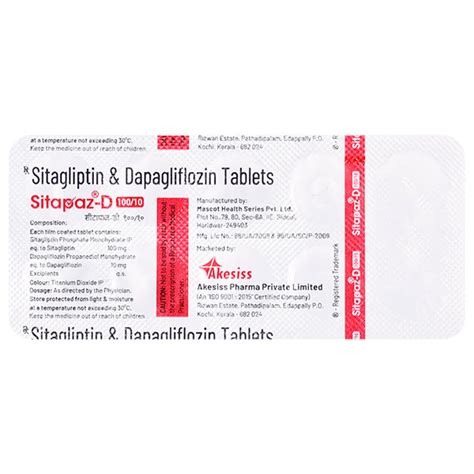 Buy SITAPAZ D 100 10 Tablet 10 S Online At Upto 25 OFF Netmeds