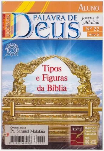 Lições Da Palavra De Deus Nº 22 Tipos E Figuras Da Bíblia Al MercadoLivre