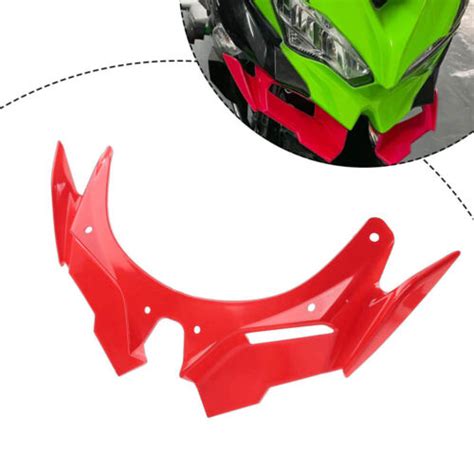 Motorcycle Naked Front Spoiler Winglet Aerodynamic For Kawasaki Zx R