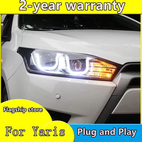 Car Styling Head Lamp Car Styling For Toyota Yaris Led Headlights