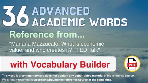 36 Advanced Academic Words Ref From What Is Economic Value And Who