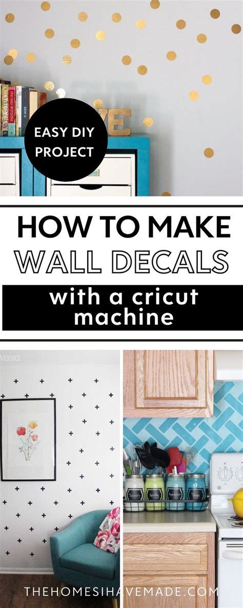 How To Make Vinyl Wall Decals With A Cricut Artofit