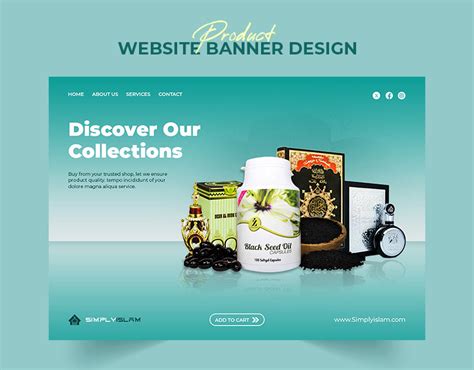 Website Banner Design Shopify Website Banner Product Behance