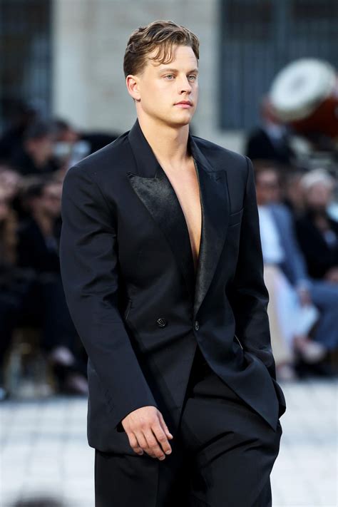 Joe Burrow Makes His Runway Debut in Sexy Backless Blazer at Vogue World