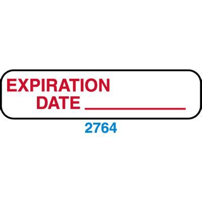 Expiration Date Label | Distinctive Medical