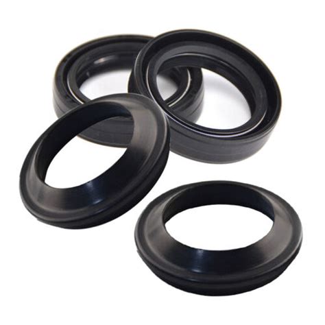 Pcs Set Front Fork Oil Seal Dust Cover Cap Kit Fit For Honda Suzuki