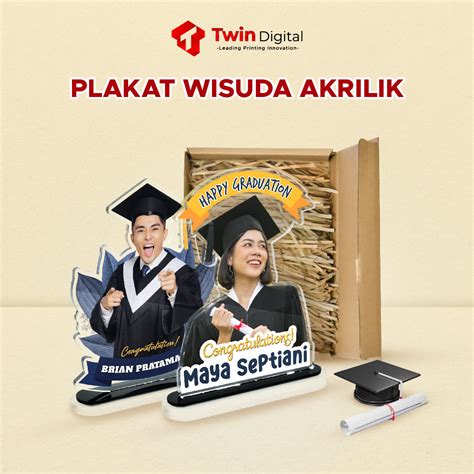 Plakat Wisuda Akrilik Keren Cocok Untuk Hadiah