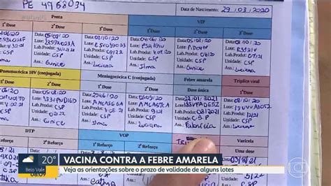 Vacina Contra Febre Amarela Vencida Tem Prazo De Validade Estendido