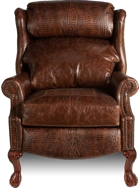 Queen Anne Recliners Lazy Boy Wing Chair Recliners Traditional Brown Wing Chair Recliners