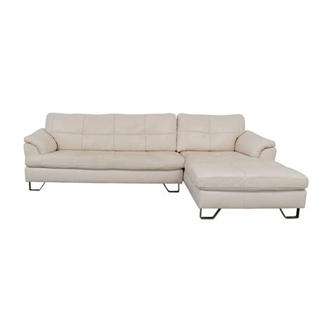 Ashley Leather Sectional Sofa With Chaise | Baci Living Room