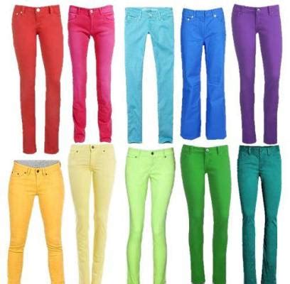 Pantalones de colores moda 2011