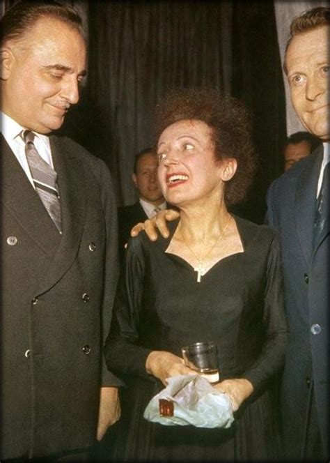 Olympia Edith Piaf Avec Bruno Coquatrix Et Lucien Vaimber Edith