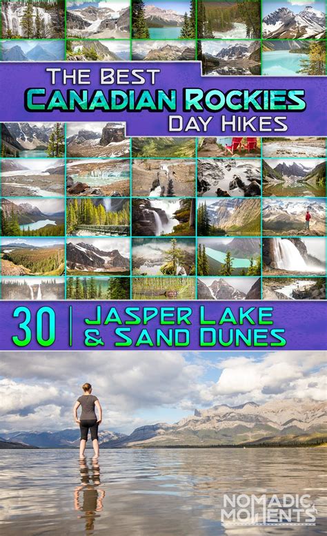 Jasper Lake And Sand Dunes Best Canadian Rockies Day Hikes