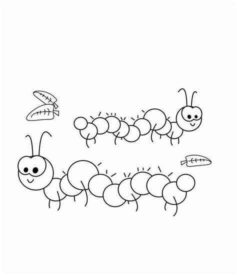 Caterpillar Coloring Pages For Kids - Coloring Home