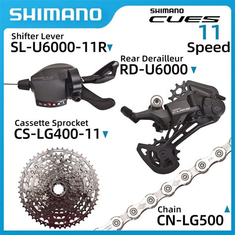 SHIMANO CUES U6000 Rear Derailleur Suit 11Speed Mountain Bike SL U6000