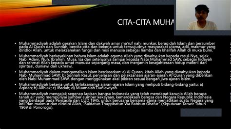 Uts Aik Tentang Matan Keyakinan Dan Citacita Hidup Muhammadiyah Youtube