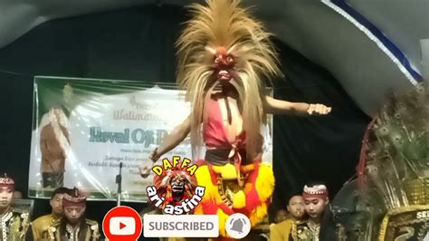 Tari Bujang Ganong Pakem Terbaru Versi Lucky Ganongan Barongan