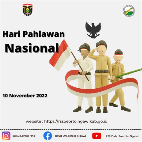 Hari Pahlawan Nasional Tahun 2022 Rsud Dr Soeroto Kabupaten Ngawi