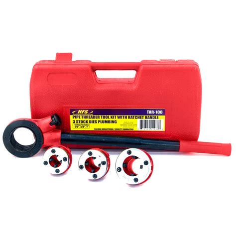 Hfsr Ratchet Pipe Threader Kit Ratcheting Pipe Threading Tool Set