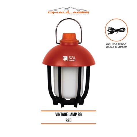 Jual Lampu Tenda Lentera Dhaulagiri Rechargeable Vintage Camping Lamp