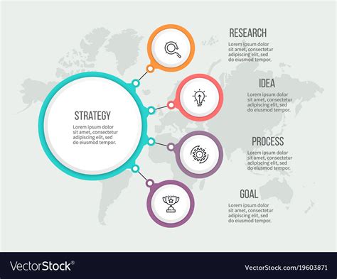 Business hierarchy infographic organization chart Vector Image