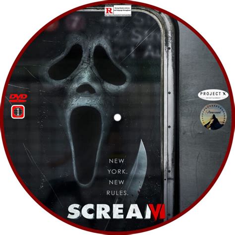 Scream 6 (2023) R1 Custom DVD Label - DVDcover.Com