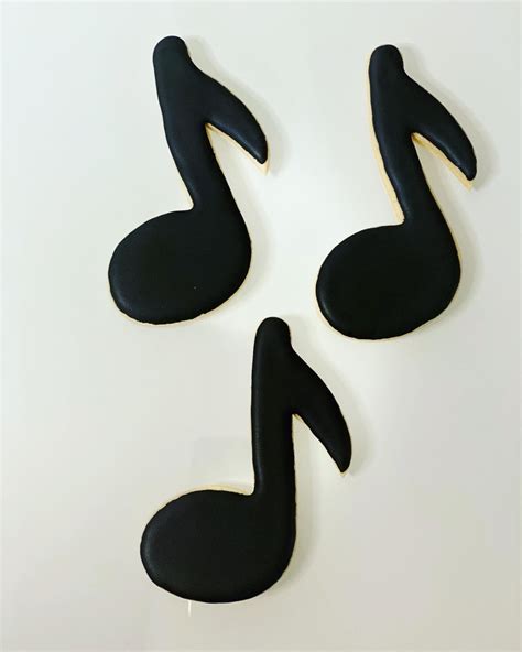 Music Note Cookies Music Cookies Eighth Note Cookies - Etsy