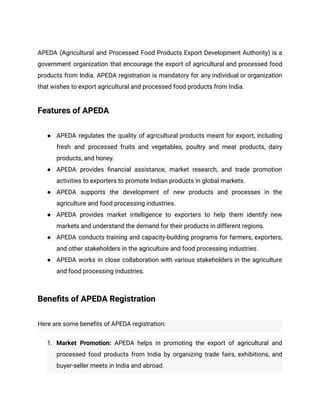 A Complete Guide For Apeda Registration Pdf