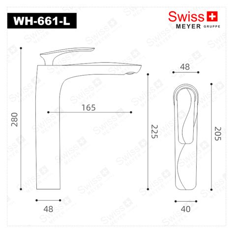 Bateria Umywalkowa Wysoka Wh L Czarna Swiss Meyer Sklep Empik