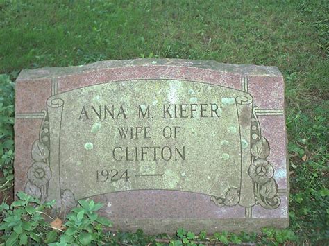 Anna Kiefer 1924 inconnu Mémorial Find a Grave