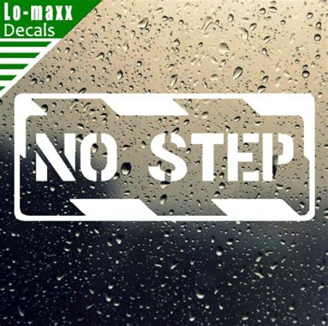 No Step Aircraft Markings Graphic Durable High Performance Die Cut Vinyl Decal Ebay