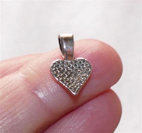 20x Heart Shape Glue On Bails For Pendants Silver Bronze Tone Etsy