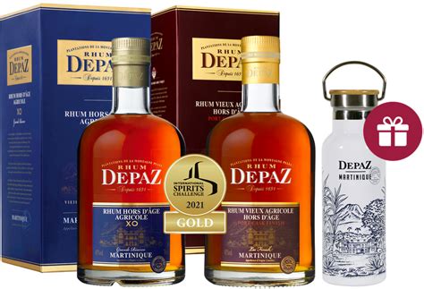 Depaz Port Cask Finish Depaz XO Grande Reserve nerezová láhev Depaz