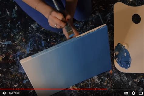 How To Paint An Ombre Canvas Painting Diy Paintspiration