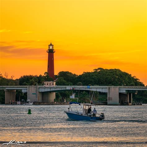 Jupiter Inlet Lighthouse Sunday Morning Fishing | HDR Photography by ...