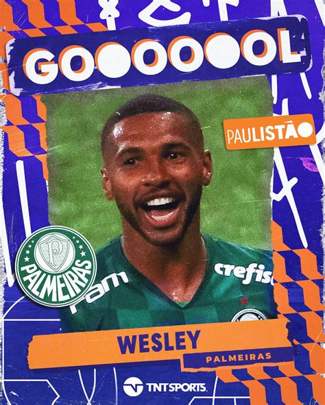 Tnt Sports Brasil On Twitter Gooooool Do Palmeiras Wesley Bate Com Desvio Na Zaga Para Fazer