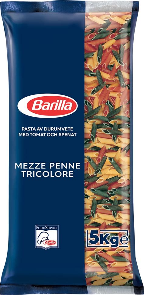 Mezze Penne Tricolore Barilla Dabas