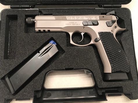 CZ 75 SP 01 TACTICAL URBAN GREY SUPPRESSOR READY For Sale CZ Gun Shop