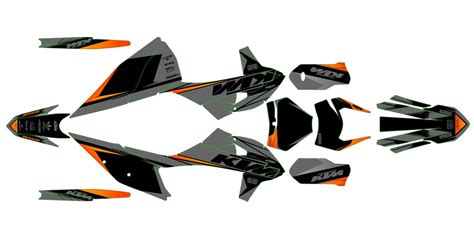 Kit déco KTM EXC EXC F 2020 2023 Army 5 Boutique Kit Déco Moto