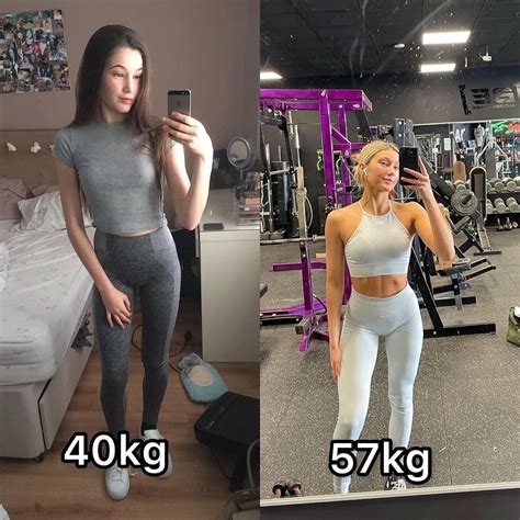 Transformaci N Incre Ble Mujeres Muestran Su Antes Y Despu S En El Gym