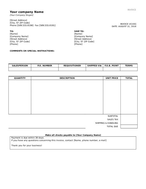 2022 Pro Forma Invoice Template Fillable Printable Pdf Forms Hot Sex