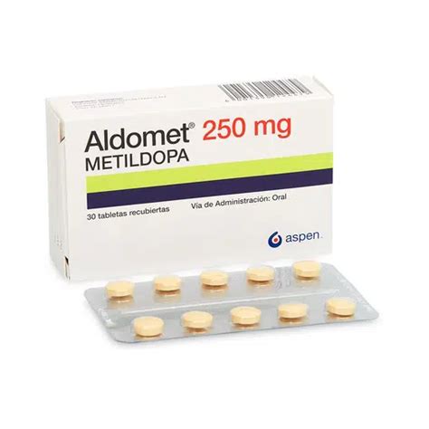 Aldomet 250mg Tabletas