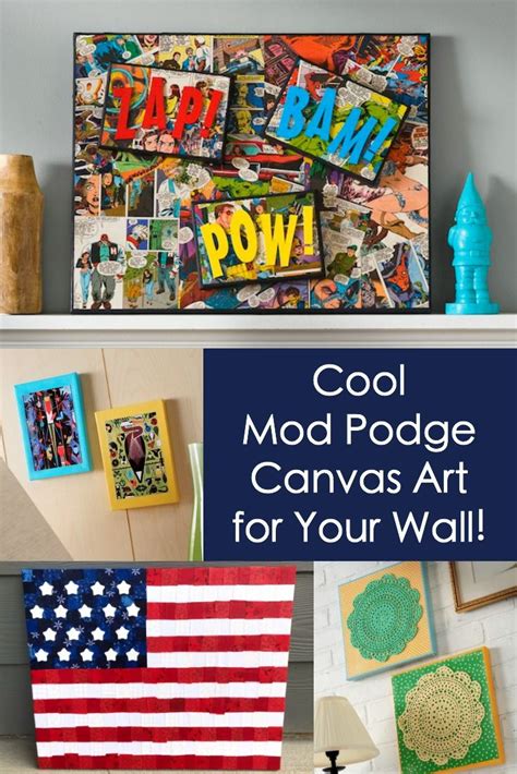 Mod Podge On Canvas Ideas For Your Wall Decoupage On Canvas Mod