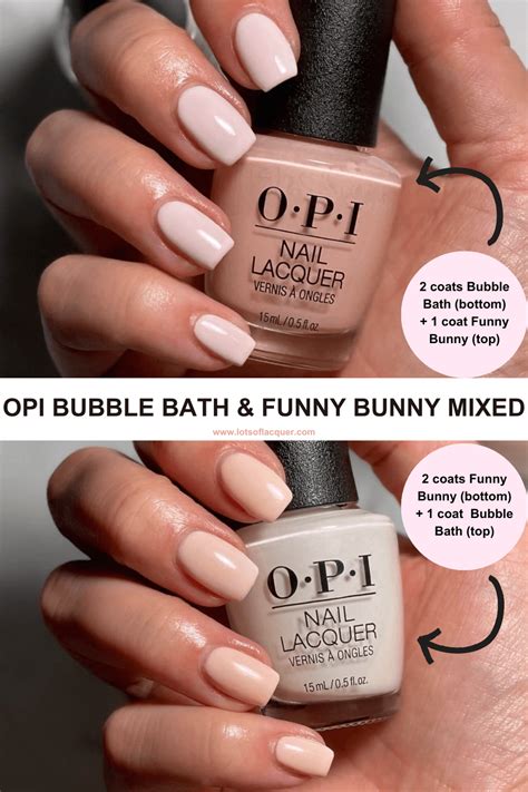 OPI Bubble Bath And Funny Bunny Combo Lots Of Lacquer Opi Nail