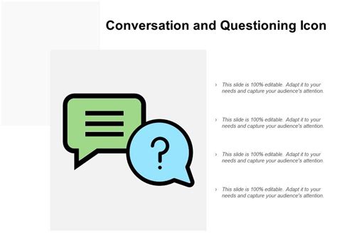 Conversation And Questioning Icon Powerpoint Slide Templates Download