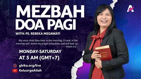 Berkat Rhema Lapangkanlah Kemah Mu Ps Rebeka Megawati Mezbah Doa