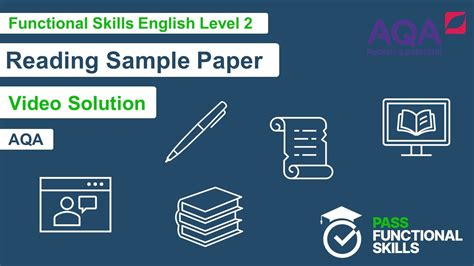 Pass Functional Skills Aqa Reading Sample Paper Level Video