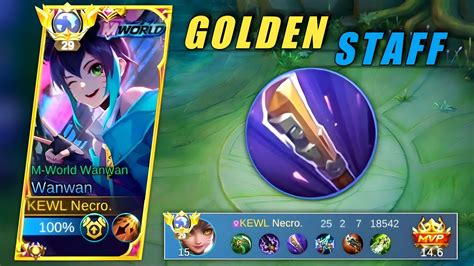 Wanwan Golden Staff Is The New Meta After Nerf Mlbb Youtube