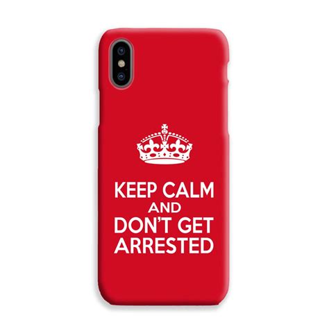 Keep Calm Phone Case UK Cop Humour